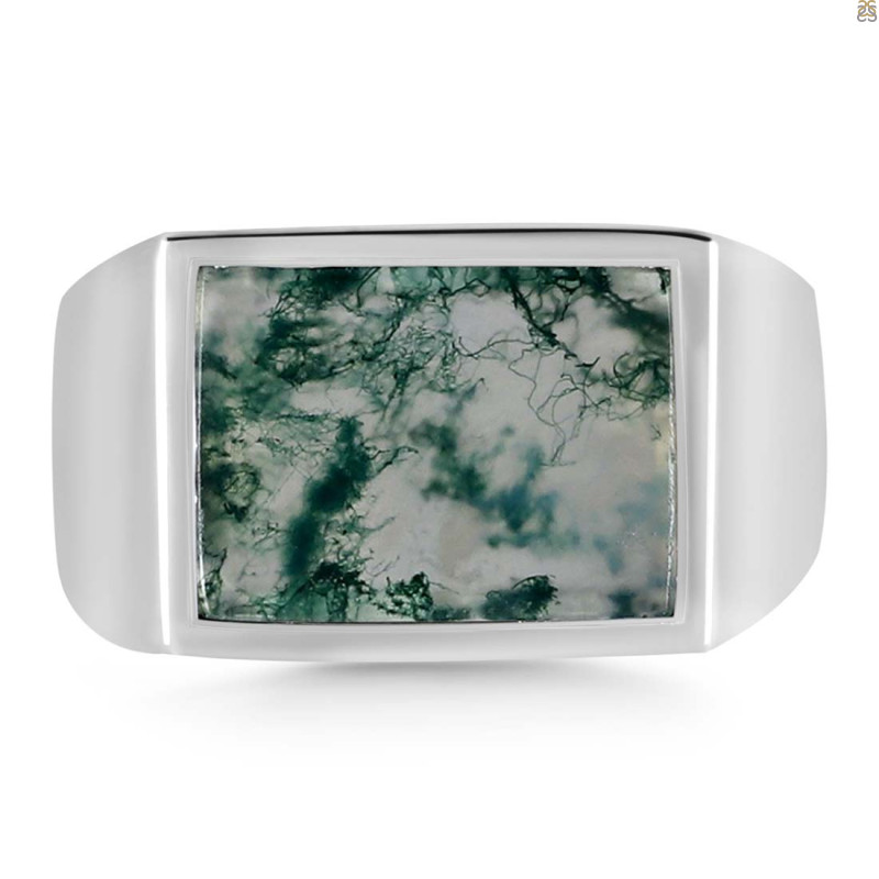 Moss Agate Ring MOA-RDR-3269.