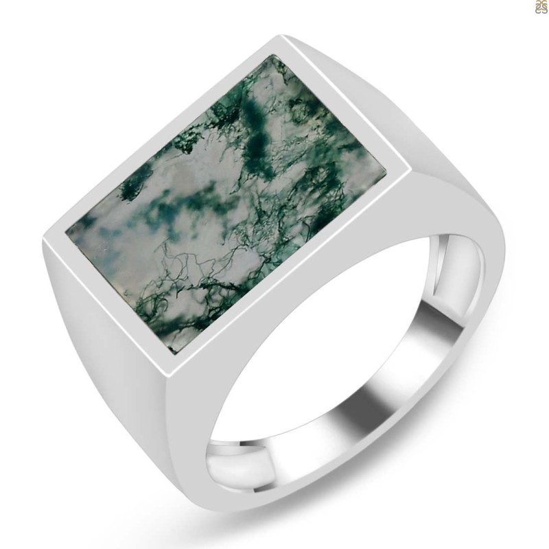 Moss Agate Ring MOA-RDR-3269.