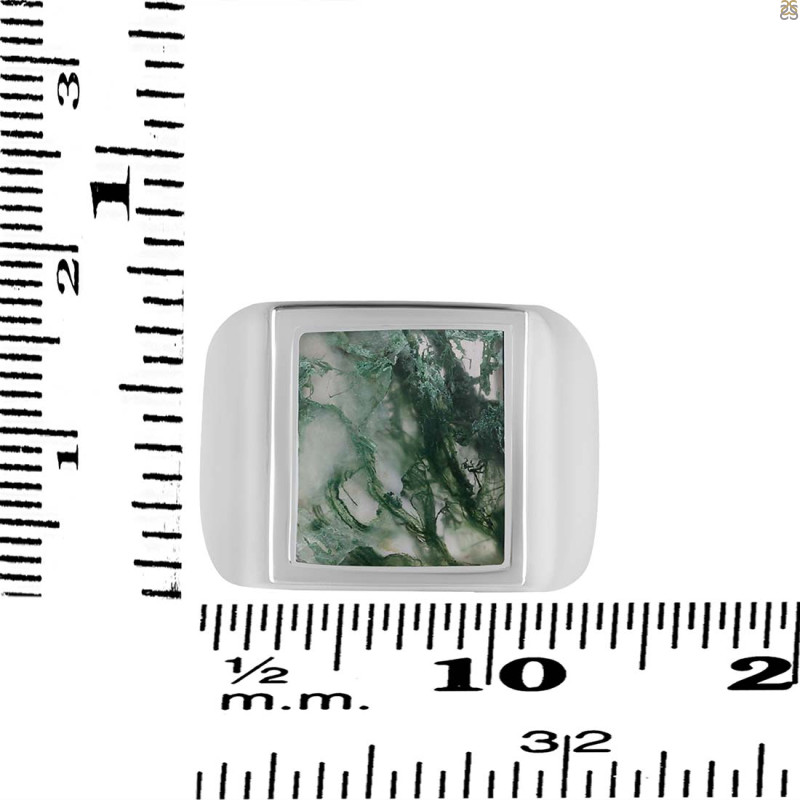 Moss Agate Ring MOA-RDR-3270.