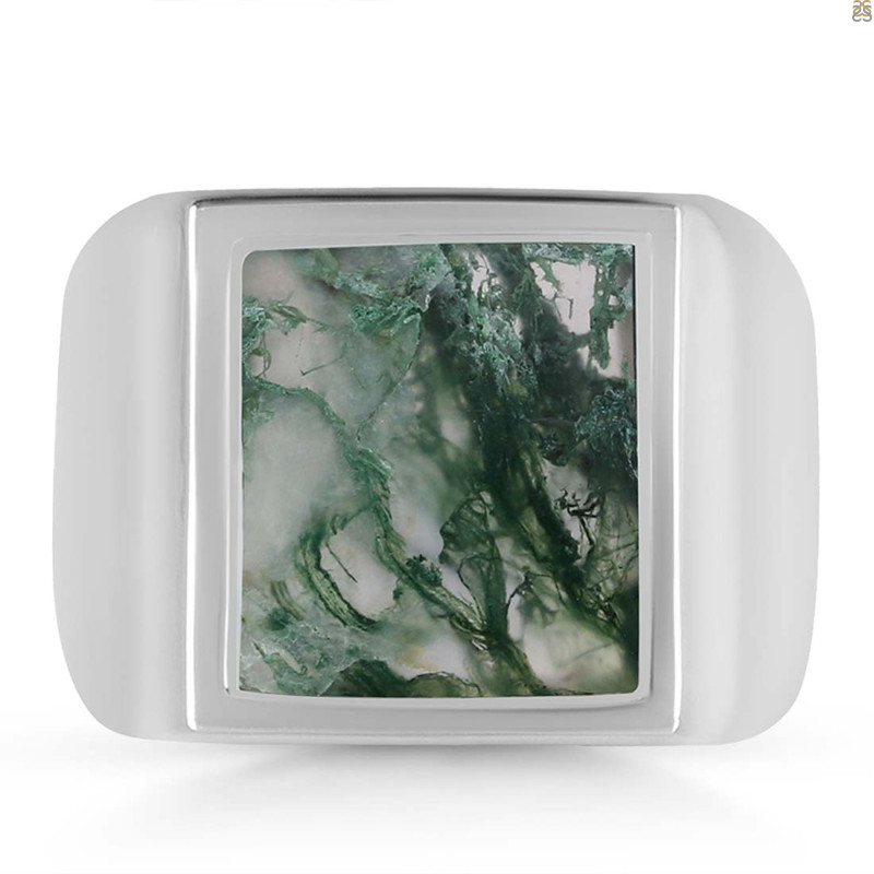 Moss Agate Ring MOA-RDR-3270.