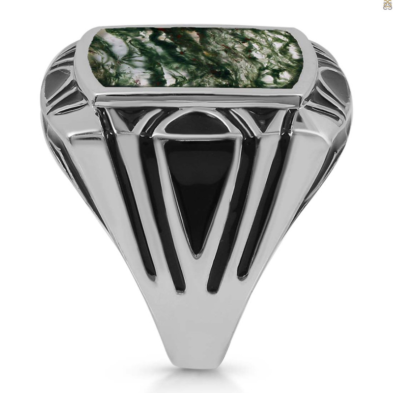 Moss Agate Ring MOA-RDR-3272.