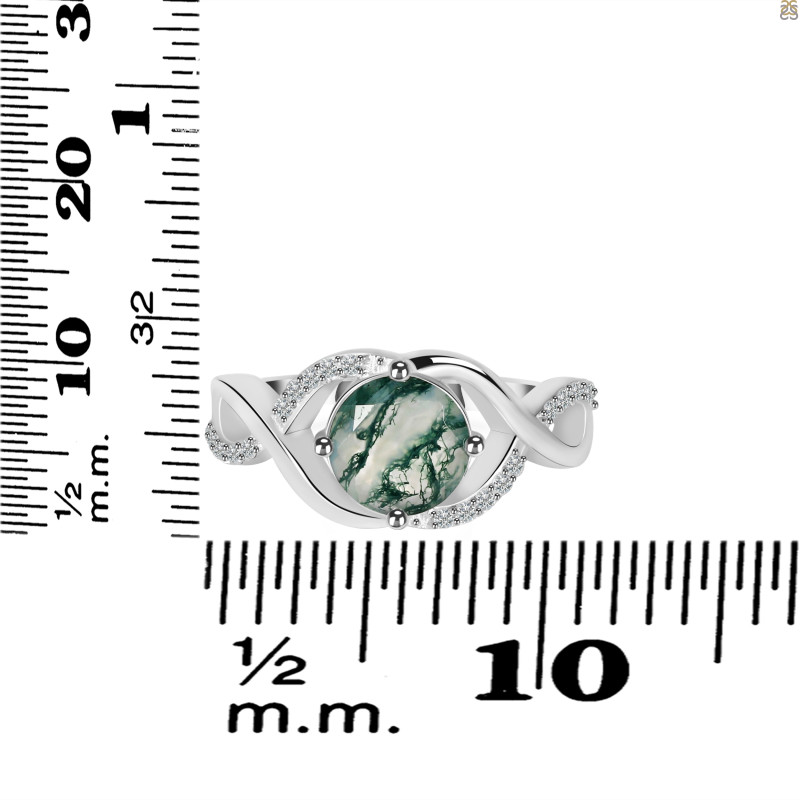 Moss Agate Ring MOA-RDR-3325