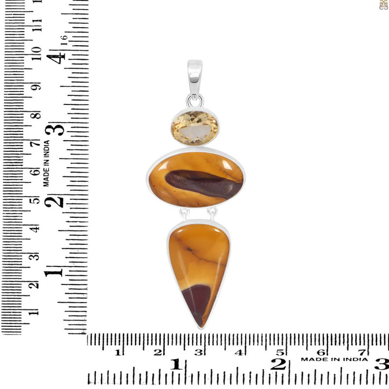 Mookaite Pendant-2SP MOK-1-59