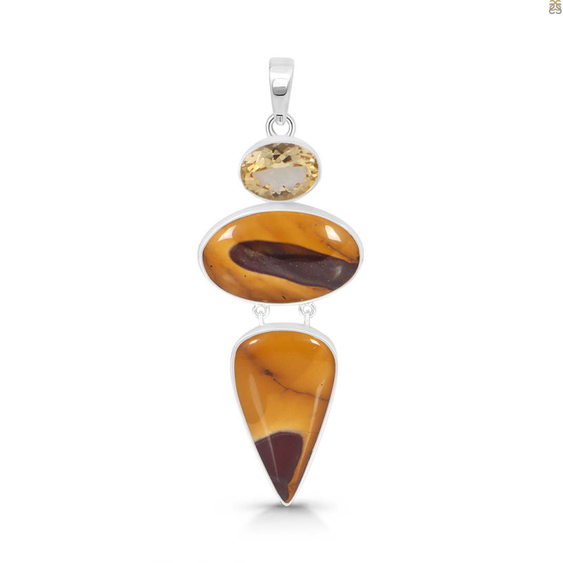 Mookaite Pendant-2SP MOK-1-59