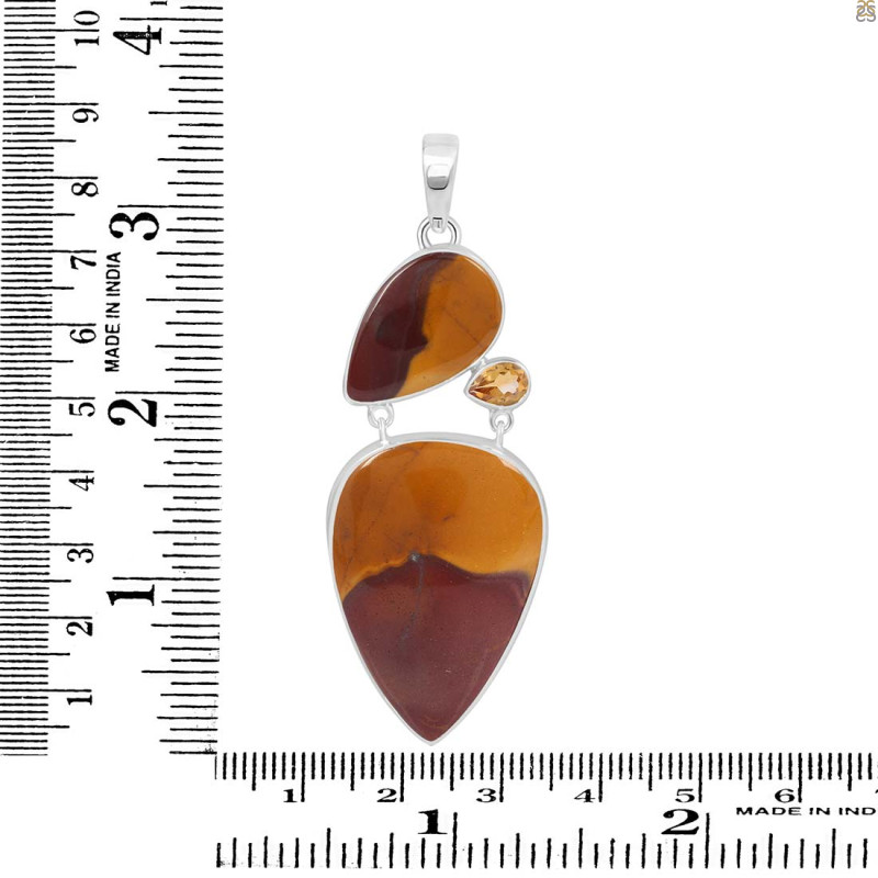 Mookaite Pendant-2SP MOK-1-60