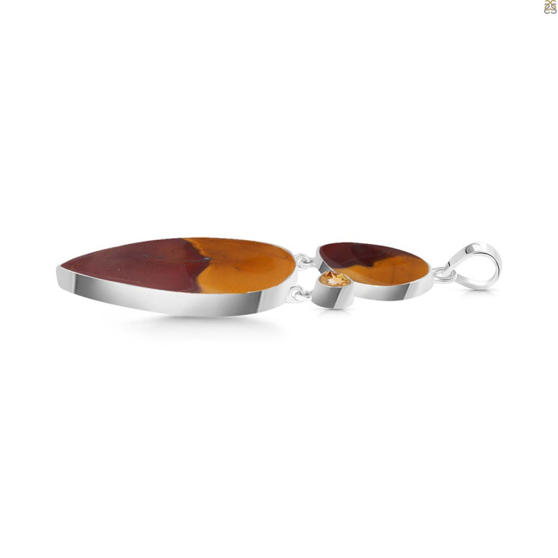 Mookaite Pendant-2SP MOK-1-60