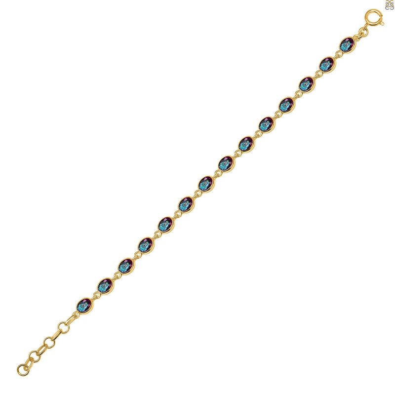 Mystic Topaz Bracelet MST-RDB-113-CUT.