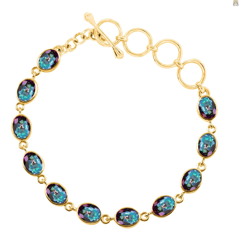 Mystic Topaz Bracelet MST-RDB-114-CUT.