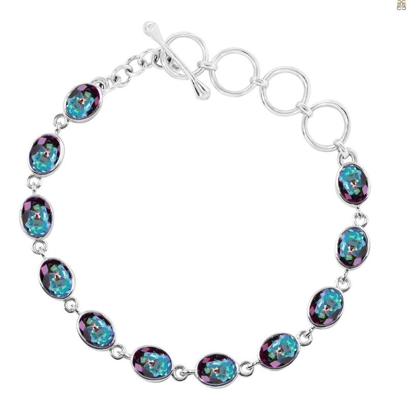 Mystic Topaz Bracelet MST-RDB-114-CUT.