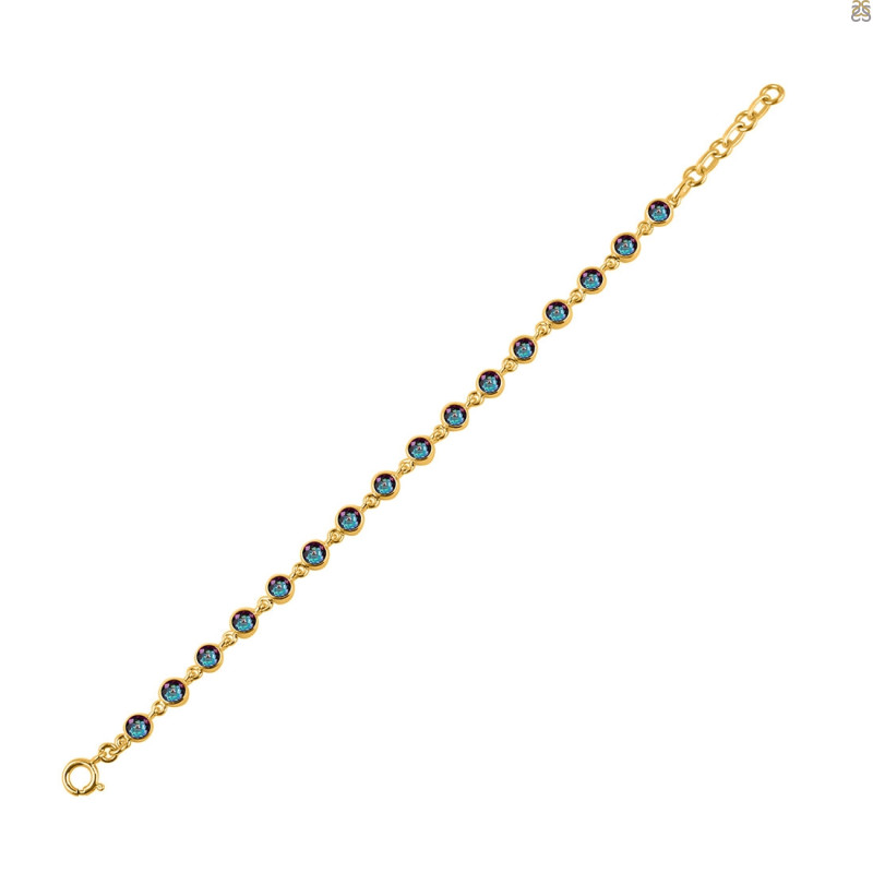 Mystic Topaz Bracelet MST-RDB-118-CUT.