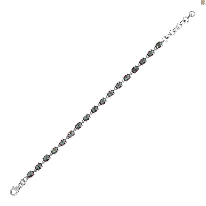 Mystic Topaz Bracelet MST-RDB-69-CUT.