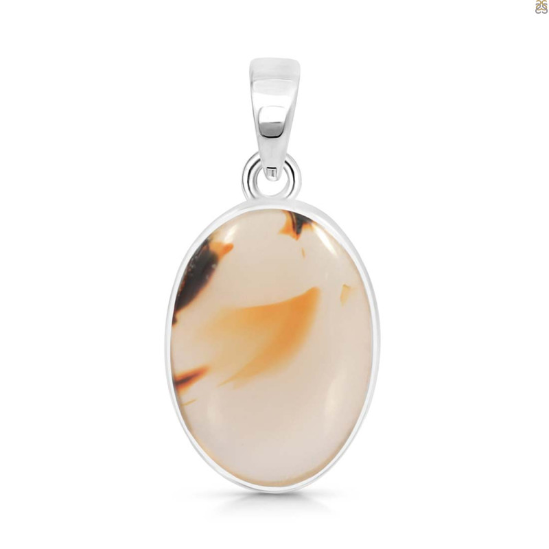 Montana Agate Pendant-SP MTA-1-12