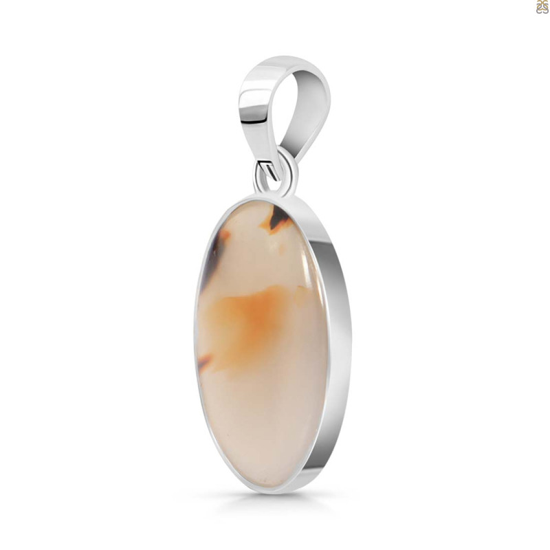 Montana Agate Pendant-SP MTA-1-12