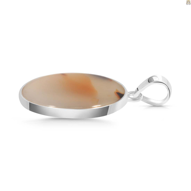 Montana Agate Pendant-SP MTA-1-12