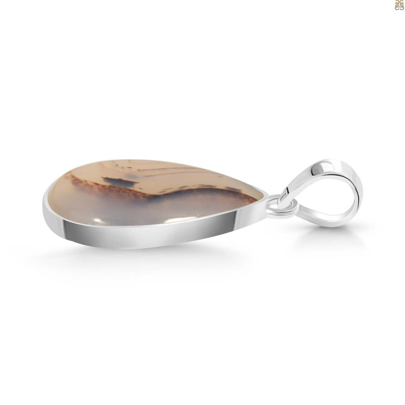 Montana Agate Pendant-SP MTA-1-17