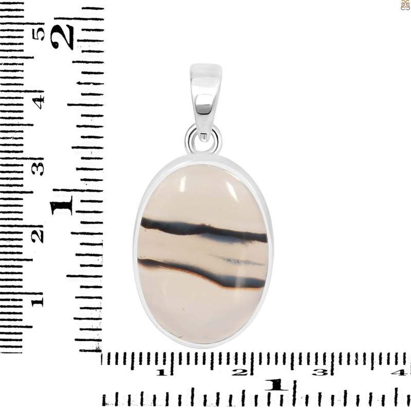 Montana Agate Pendant-SP MTA-1-18