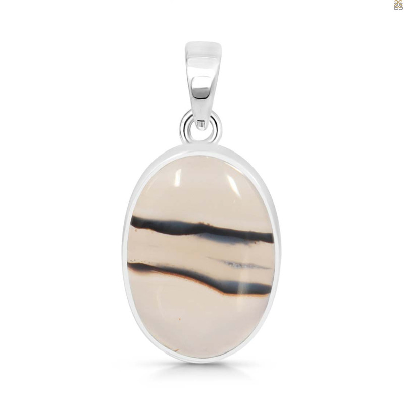 Montana Agate Pendant-SP MTA-1-18