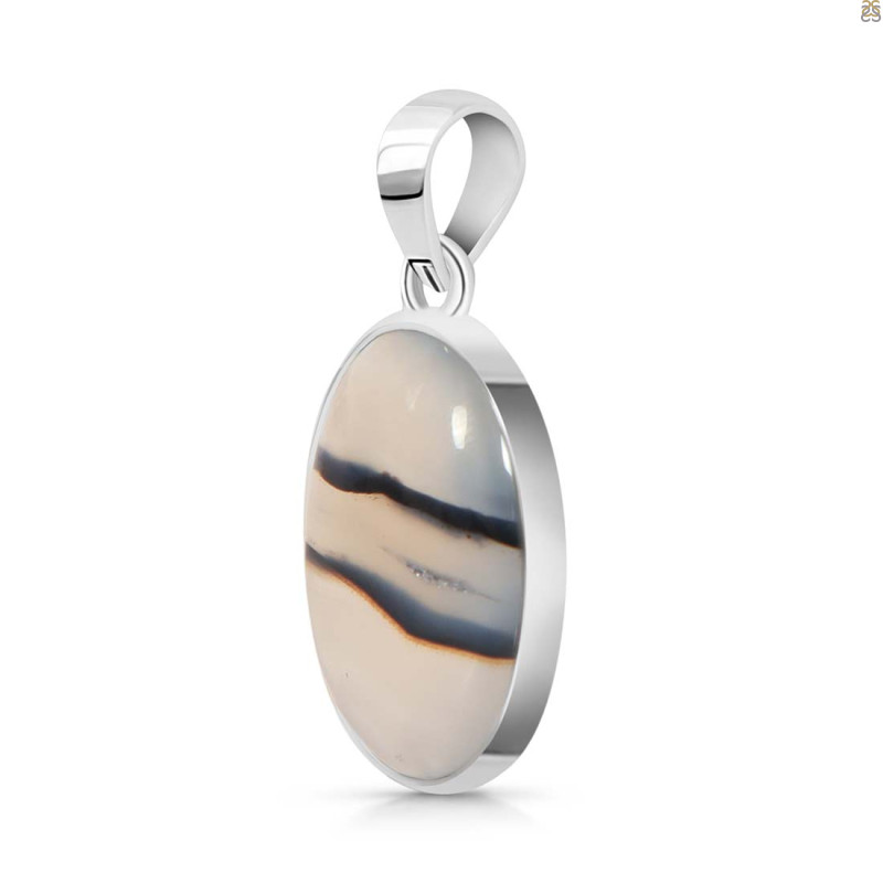 Montana Agate Pendant-SP MTA-1-18