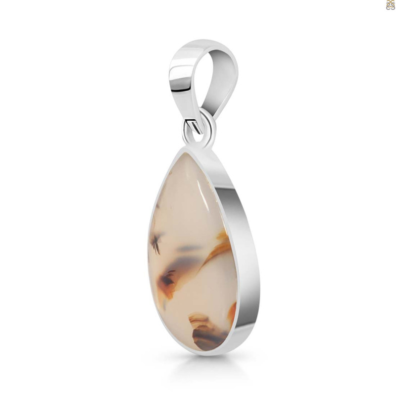 Montana Agate Pendant-SP
