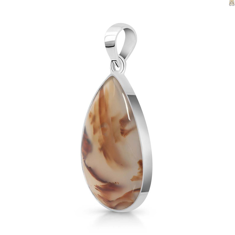 Montana Agate Pendant-SP MTA-1-220