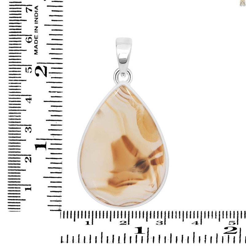 Montana Agate Pendant-SP MTA-1-230