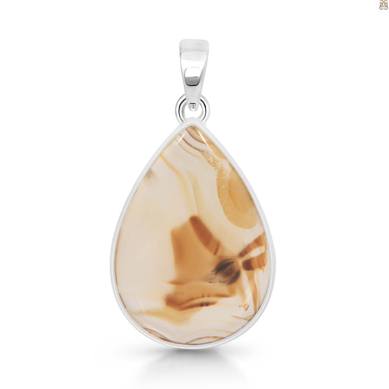 Montana Agate Pendant-SP MTA-1-230