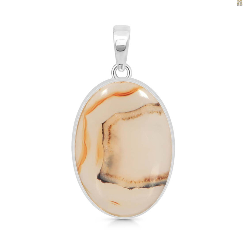 Montana Agate Pendant-SP MTA-1-234