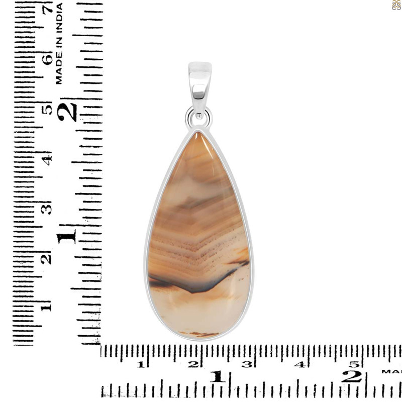 Montana Agate Pendant-SP MTA-1-236