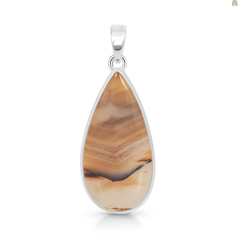 Montana Agate Pendant-SP MTA-1-236