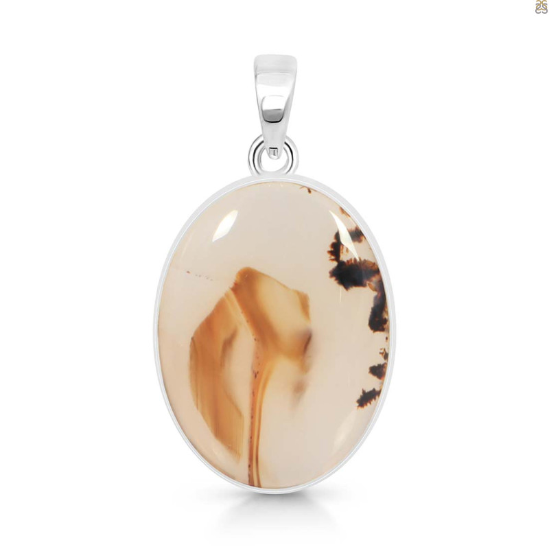 Montana Agate Pendant-SP MTA-1-238