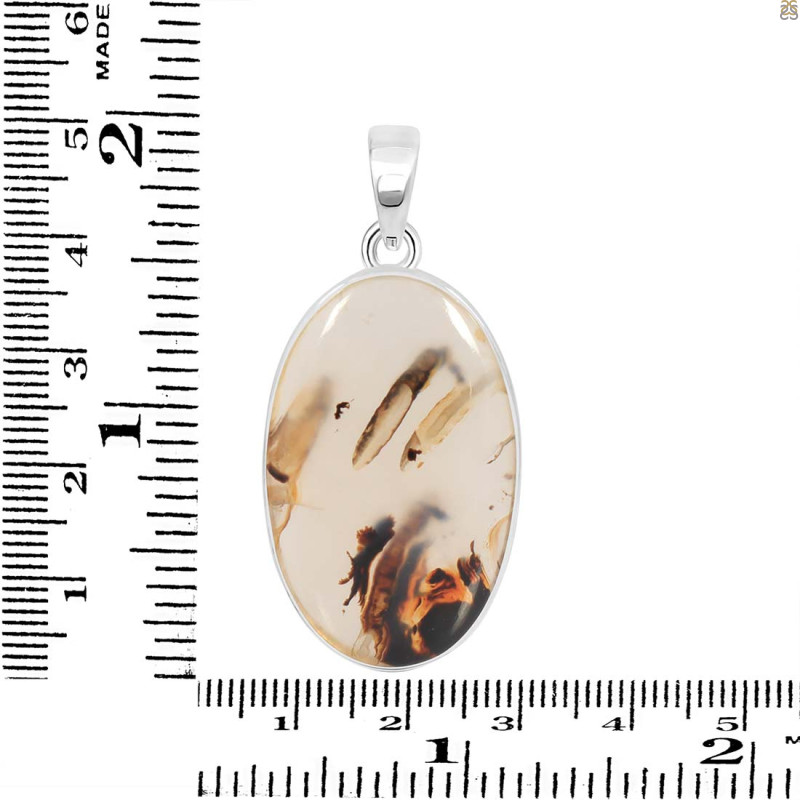 Montana Agate Pendant-SP MTA-1-239