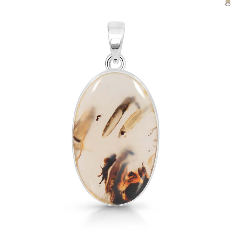 Montana Agate Pendant-SP MTA-1-239