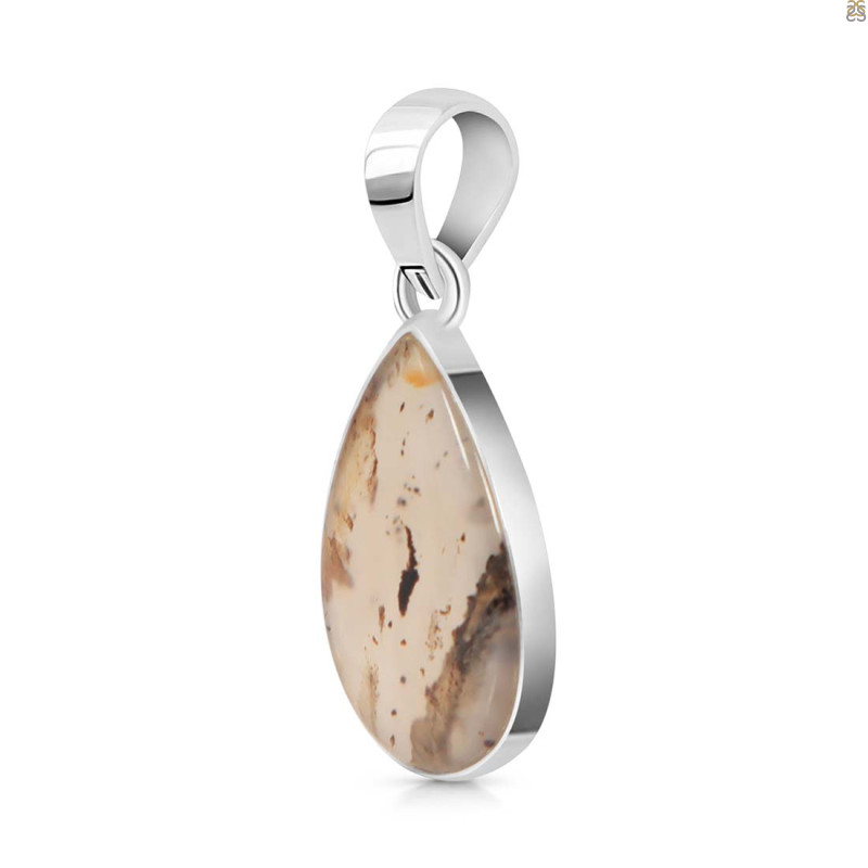 Montana Agate Pendant-SP