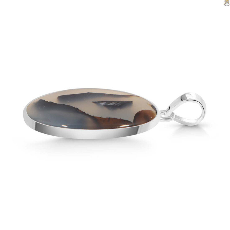 Montana Agate Pendant-SP MTA-1-241