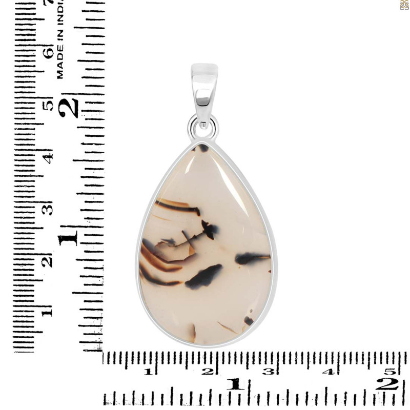 Montana Agate Pendant-SP MTA-1-242
