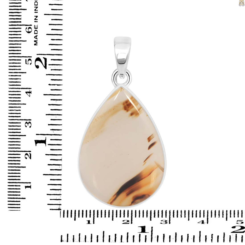 Montana Agate Pendant-SP MTA-1-243