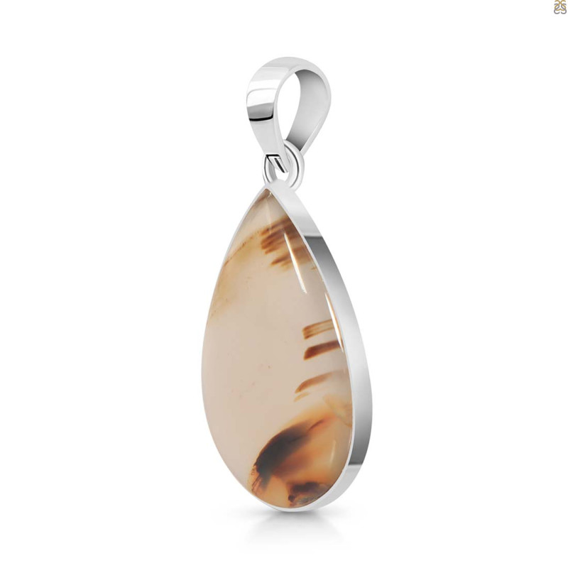 Montana Agate Pendant-SP