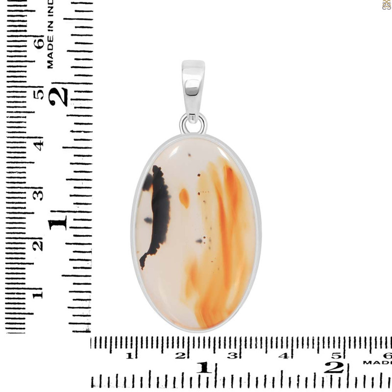 Montana Agate Pendant-SP MTA-1-244