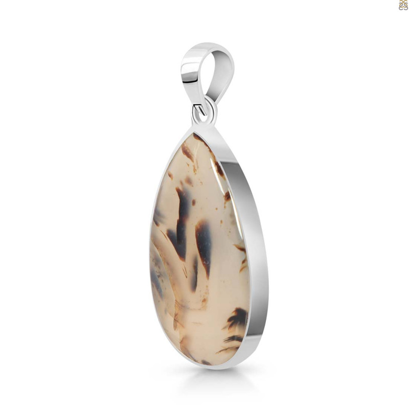 Montana Agate Pendant-SP
