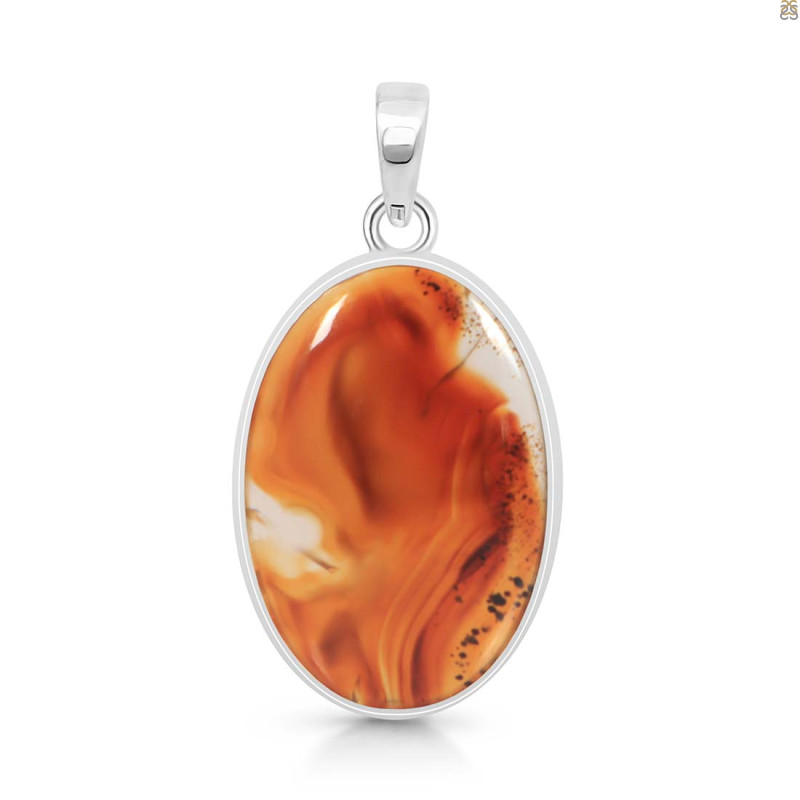 Montana Agate Pendant-SP MTA-1-248