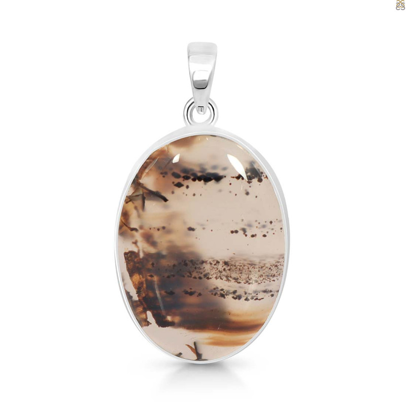 Montana Agate Pendant-SP MTA-1-249