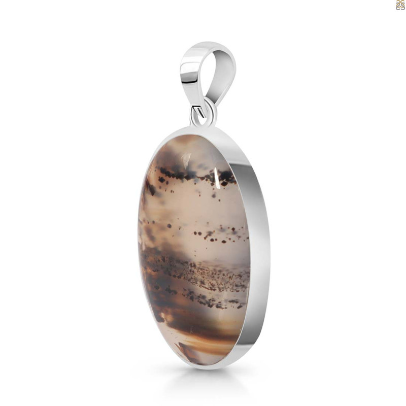 Montana Agate Pendant-SP