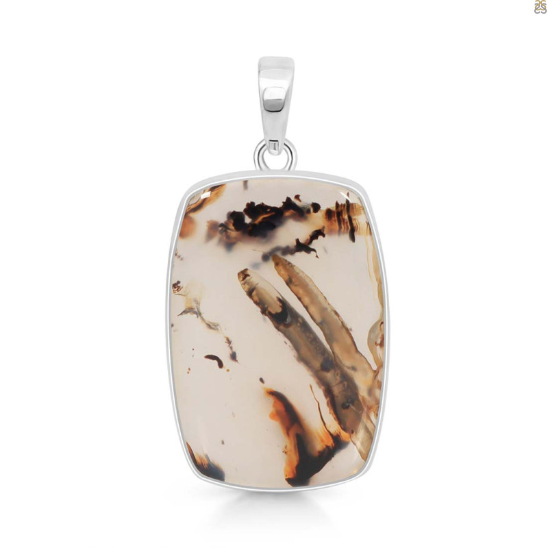 Montana Agate Pendant-SP MTA-1-250
