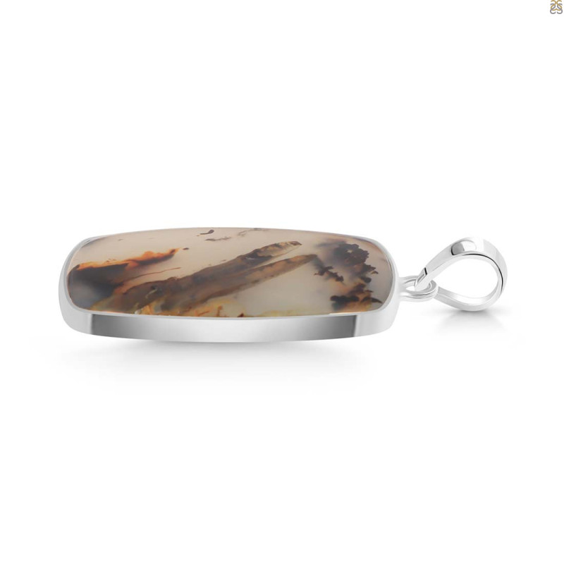 Montana Agate Pendant-SP MTA-1-250