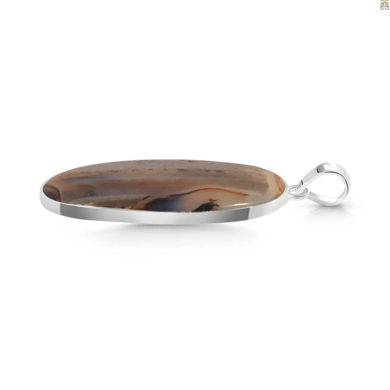 Montana Agate Pendant-SP MTA-1-251
