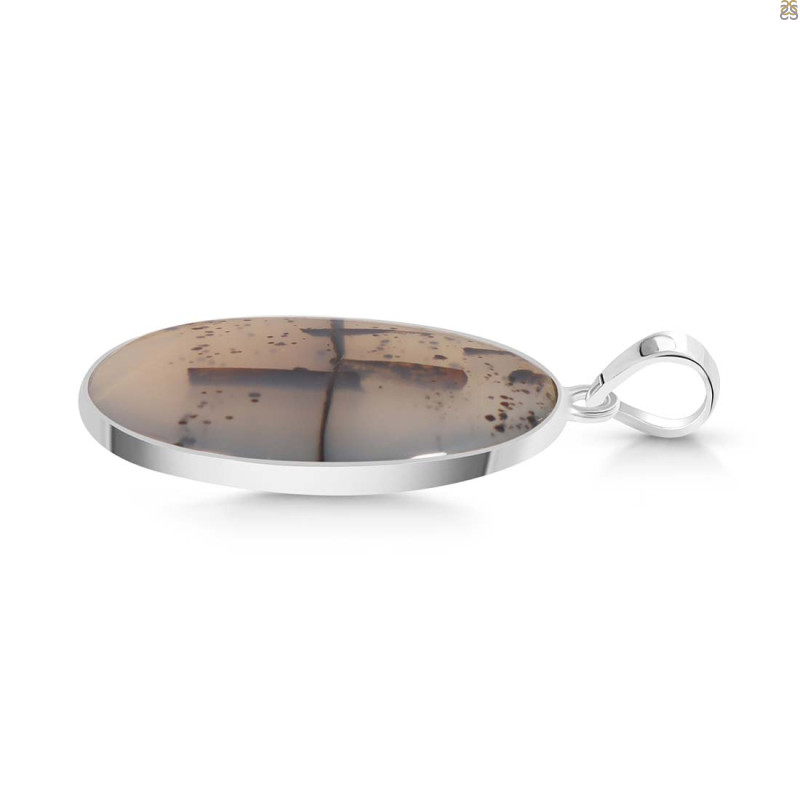 Montana Agate Pendant-SP MTA-1-252