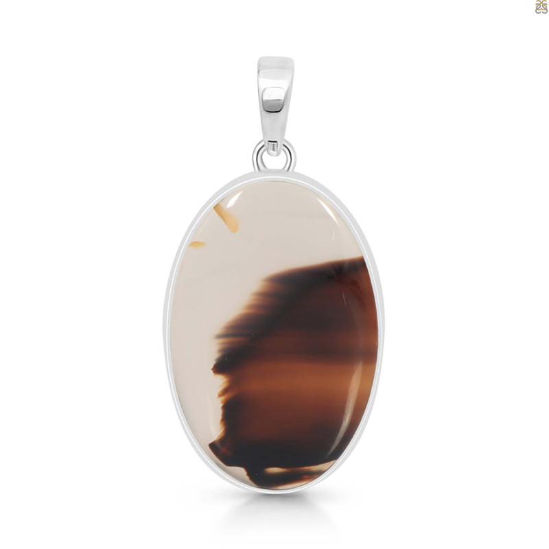 Montana Agate Pendant-SP MTA-1-253