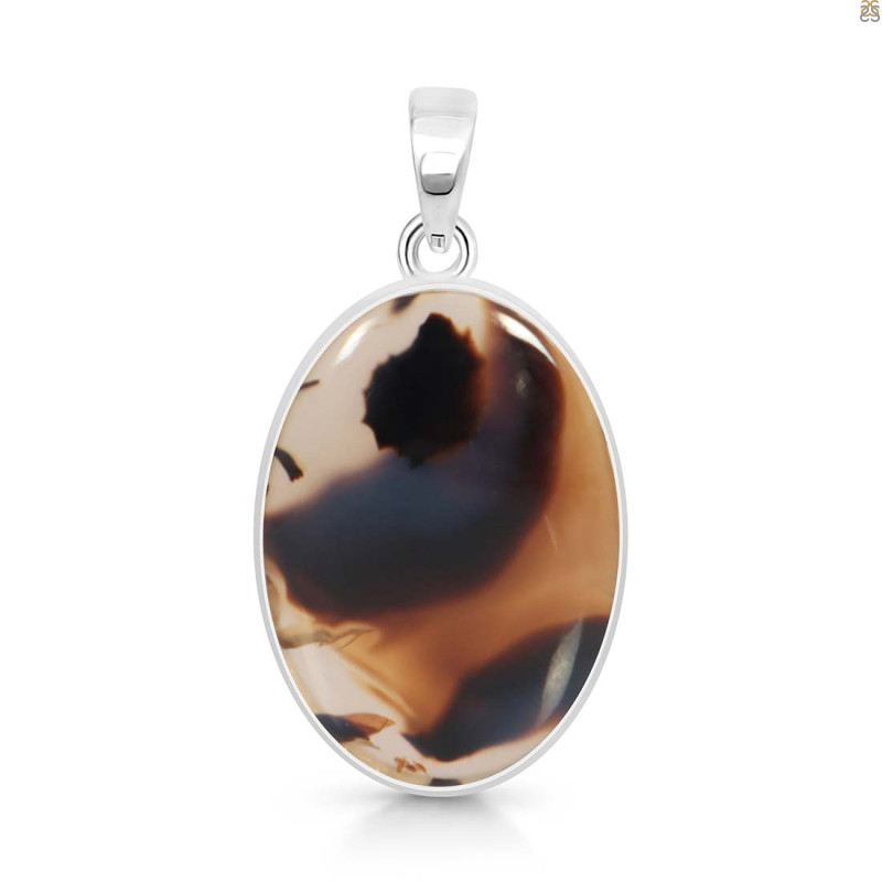 Montana Agate Pendant-SP MTA-1-254