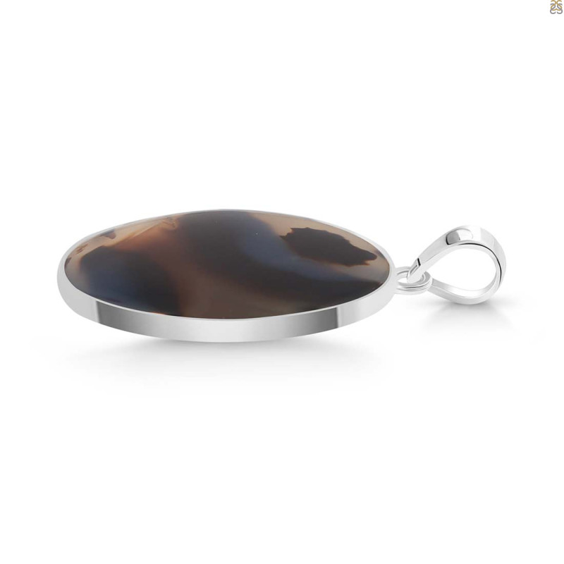 Montana Agate Pendant-SP MTA-1-254