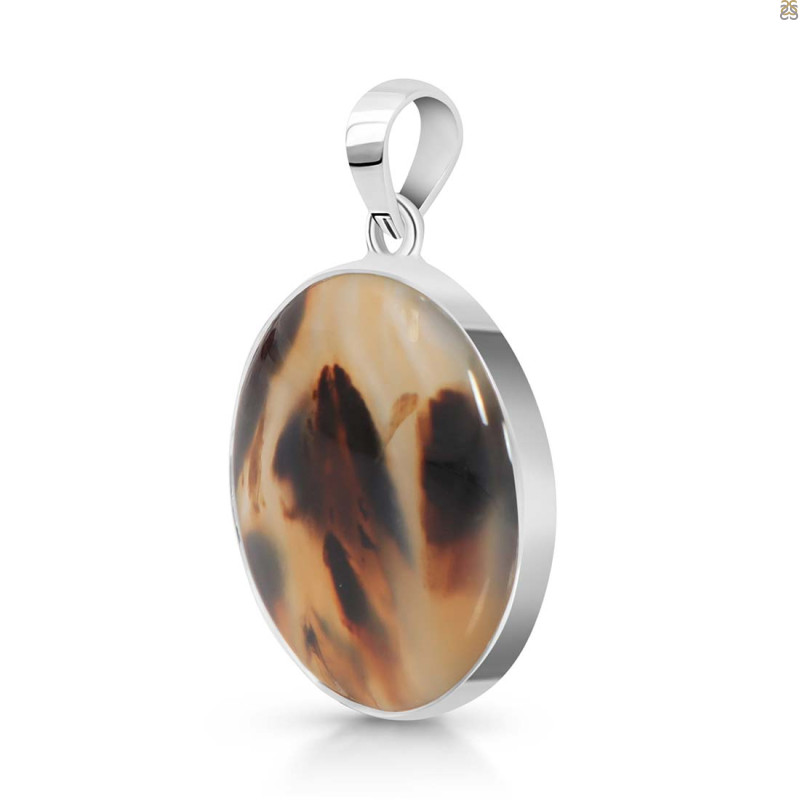 Montana Agate Pendant-SP